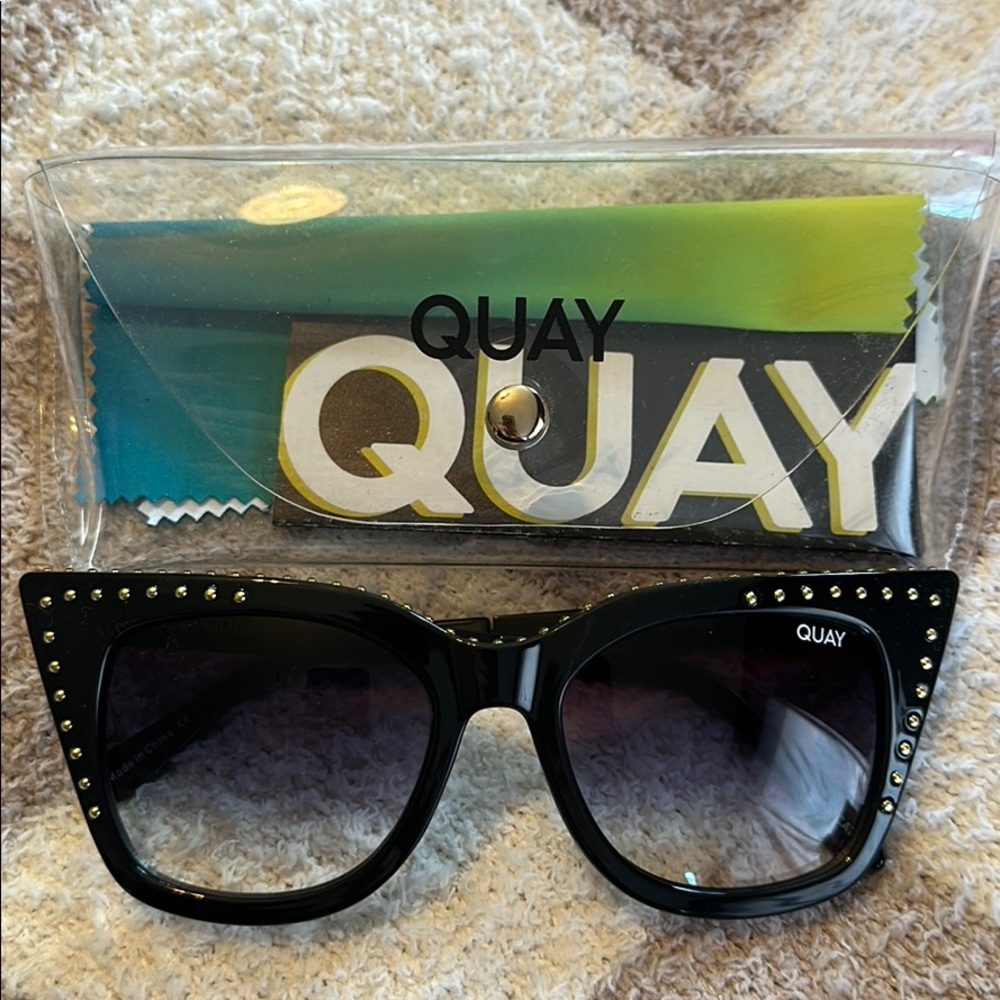 Quay Harper studded sunglasses